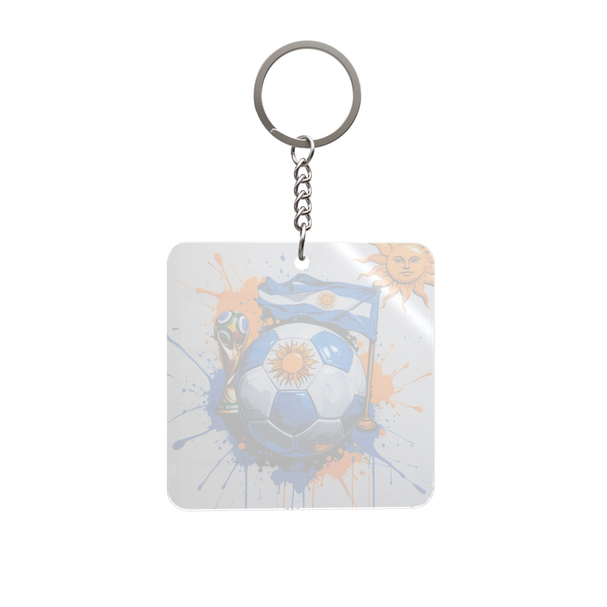 World Cup 2026 Argentina Keychain Football Fan Gift Soccer Key Ring