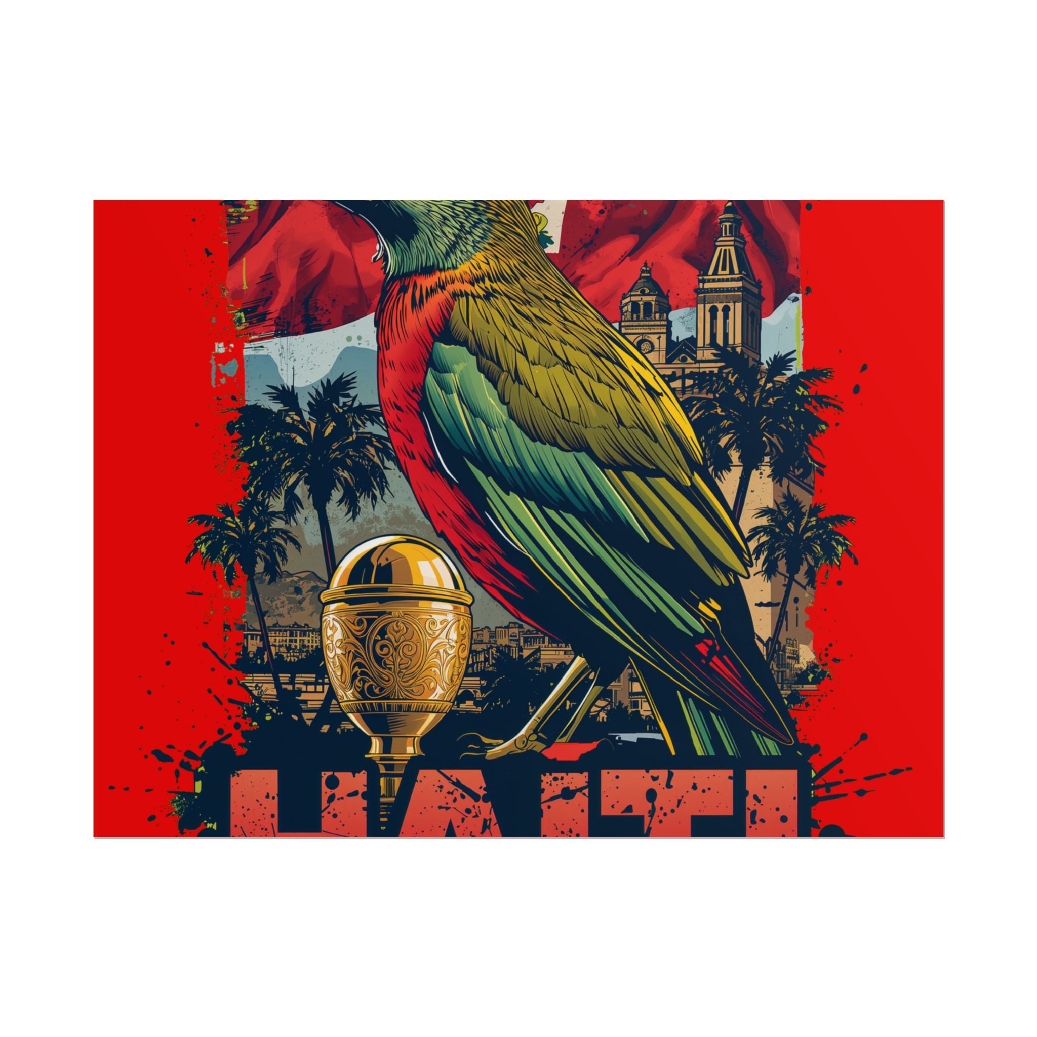 Haiti Soccer Poster 2026 World Cup Les Grenadiers Wall Art Football Print