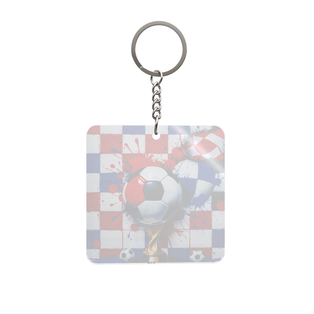 World Cup 2026 Croatia Keychain Football Fan Gift Soccer Key Ring